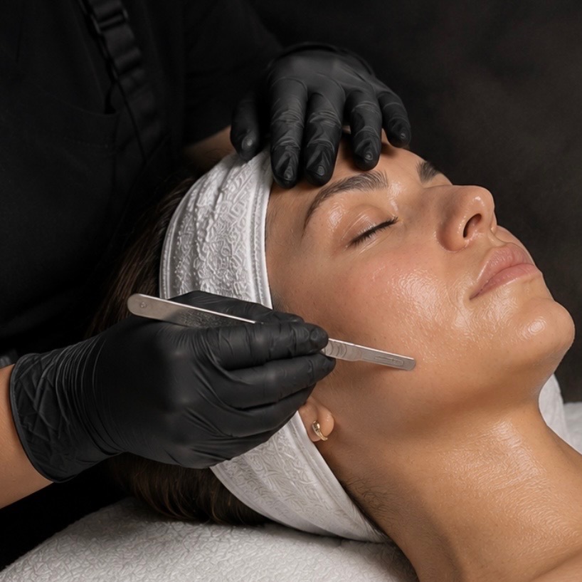 Dermaplane facial treatment at CYNNSBEAUTY